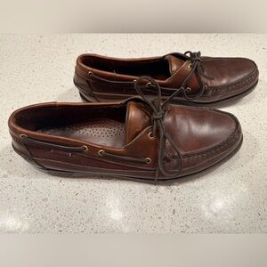 Sebago Docksides Brown Leather Boat Shoes